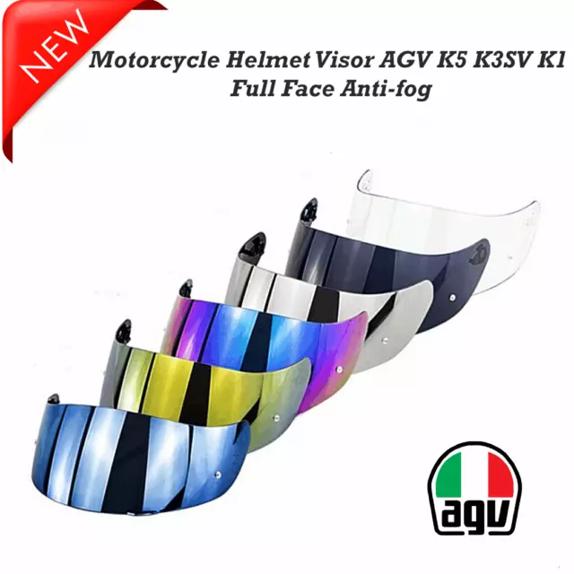 Motorcycle Helmet Visor For AGV K5 K3SV K1 Helmet Glasse Lens Full Face Anti-fog