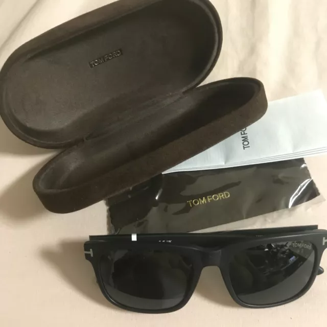 Occhiali Da Sole Uomo Tom Ford Stephenson Ft 0775 Matte Black Green 56/19/145