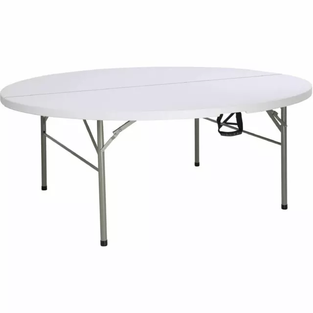 Bolero 6ft Round Centre Folding Table Indoors Outdoors