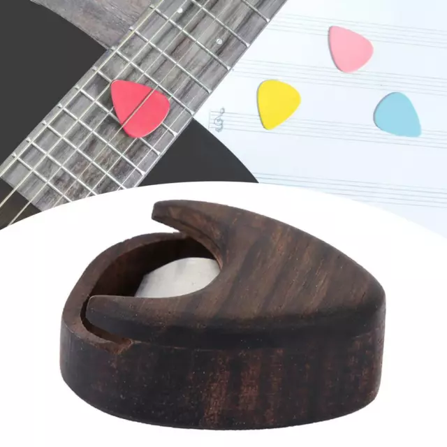 Wooden Guitar Pick Box Plectrum Holder Case Guitar Lover Musical Box Accessory