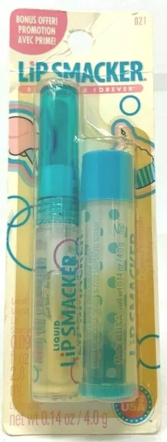 Lip Smacker Lip Balm Liquid Lip Gloss Bonne Bell NIP Birthday Cake Cotton Candy