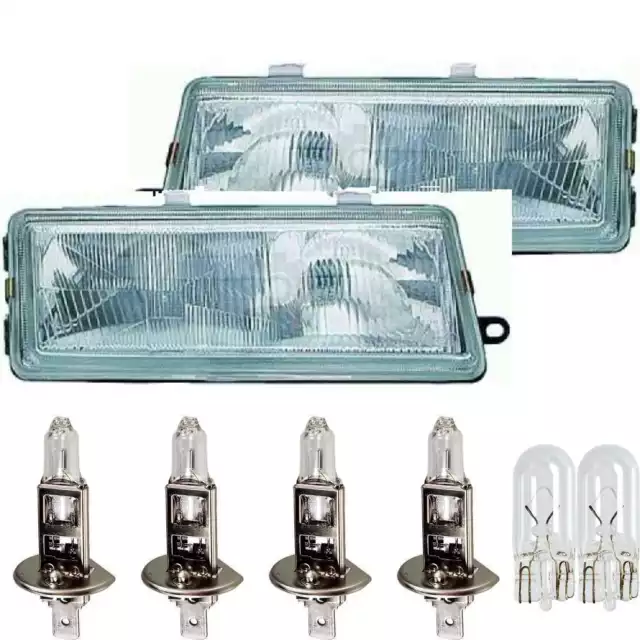 Set Faros para Seat Toledo Tipo 1L Año Fab. 95-99 Facelift H1 Incl. Bombillas