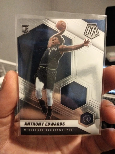 Anthony Edwards Minnesota Timberwolves Autographed Wilson City Collectors Basket