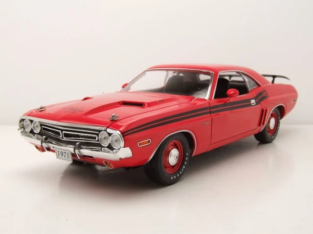 Dodge Challenger R/T 1970 Rouge Noir Modèle 1:18 Greenlight Collectibles