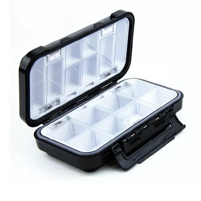 Hot* 16 Compartment Waterproof Plastic Fishing Lure Bait Hook Tackle Box Case