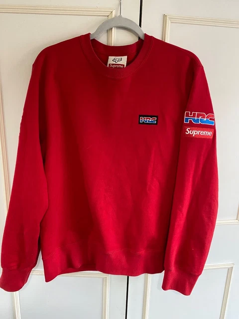 SUPREME FELPA rossa catalogo HRC Honda Fox Racing FW19 Taglia M EUR 273 07 PicClick IT