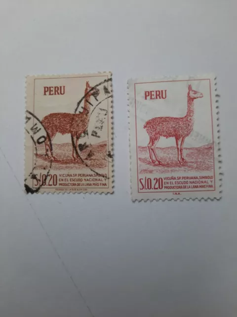 Briefmarken Lot  Peru