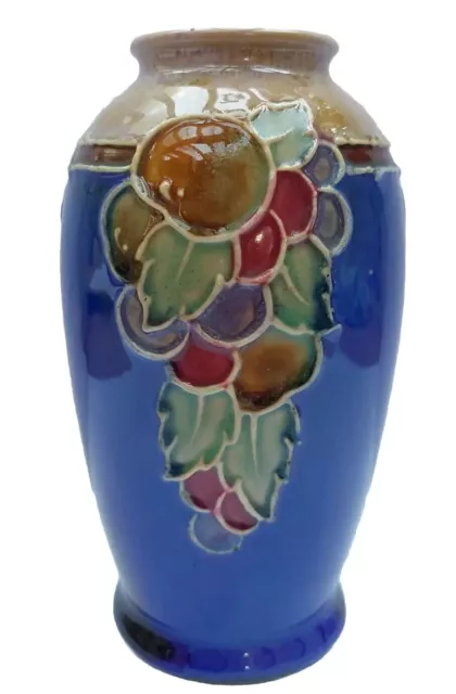 Doulton Lambeth Art Nouveau Vase by Lily Partington 1920s 6"