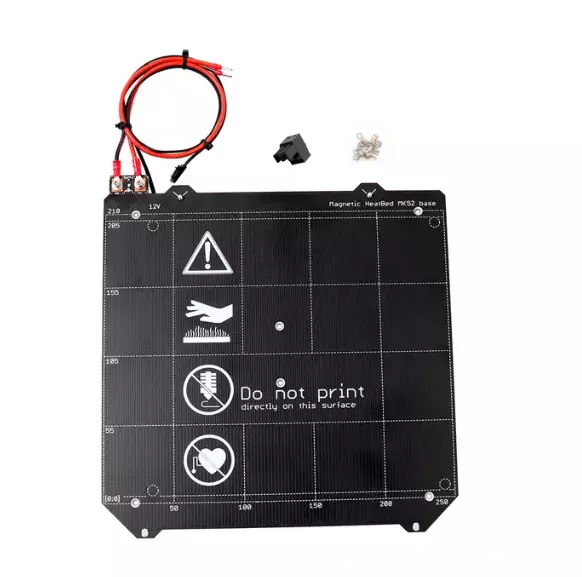 12V Prusa i3 MK2/MK2S Upgraded MK2.5/2.5S PCB Heated Bed with Powder PEI Spring