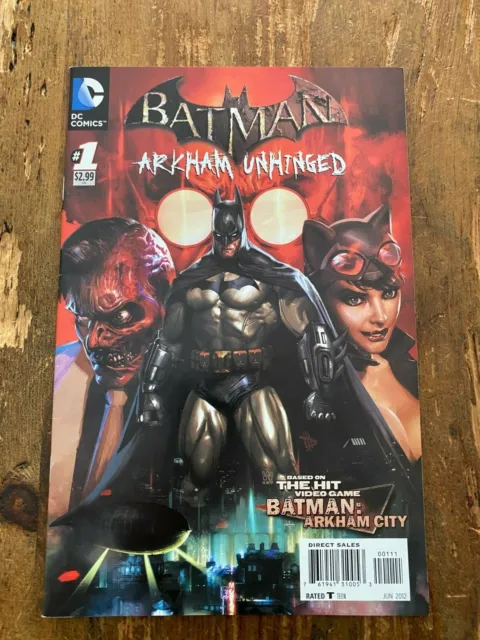 Batman: Arkham Unhinged #1 DC COMICS BASED ON BATMAN: ARKHAM CITY GAME =