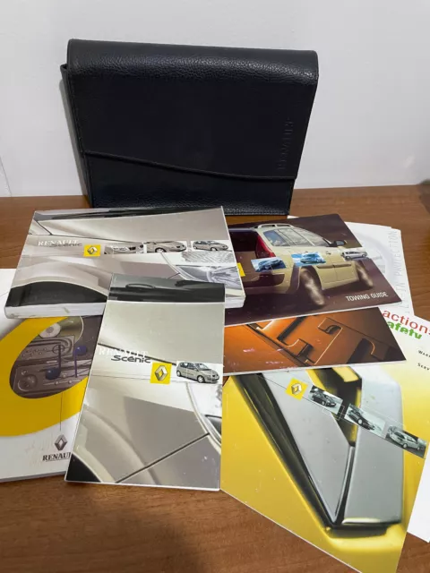 Renault Scenic Ii Owners Manual + Audio Handbook + Folder 2003 - 2007 Dci Grand
