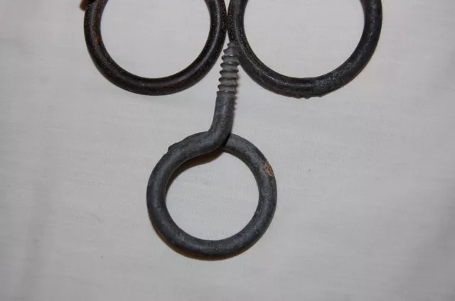 Antique Screw Type Pigtail Plant or Birdcage Hooks 6