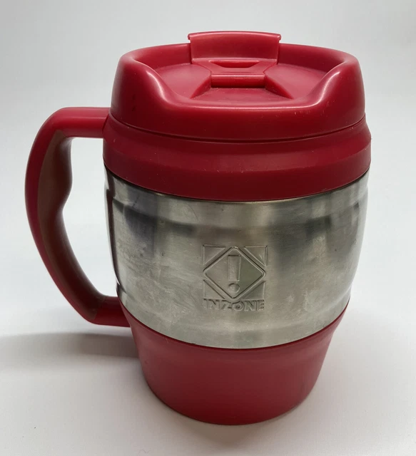Retro 52 oz Bubba Keg Red Handled Insulated Hat Cold Travel Mug Cup 2