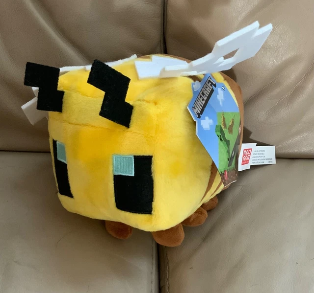 MATTEL MINECRAFT BEE Plush Soft Toy, 8”, Genuine, BNWT £10.00 - PicClick UK