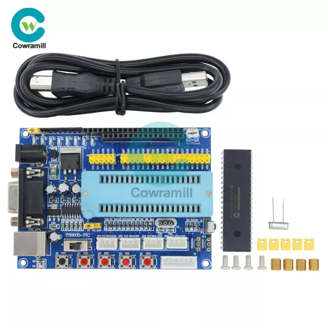 PIC16F877A PIC Minimum System Development Board JTAG ICSP Program Emulator