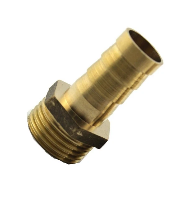 FITTING METRIC M16 M16X1.5 Male to Barb Hose ID 5/16” 8mm Brass Fuel