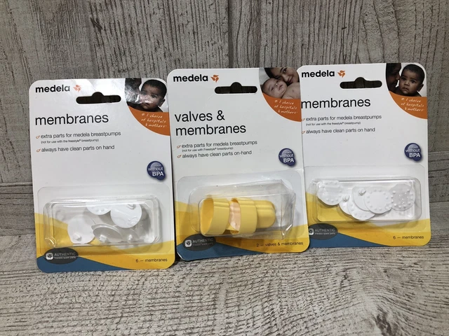 Medela Breast Pump Membranes BPA FREE 6ct 2 packages Valves New Packages (3)