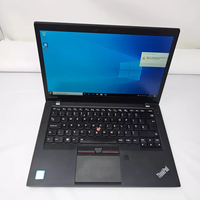 Lenovo Laptop T460s i7-6600U 8GB RAM 256GB SSD 14" Windows 10 Faulty