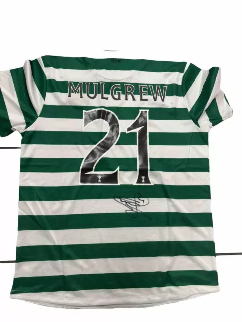 Charlie Mulgrew Signed Celtic 12/13 Home Shirt Comes With COA