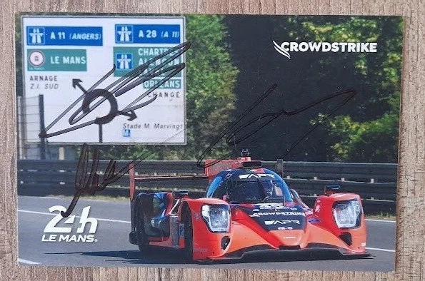 Carte Dédicacée Ferrari #50 – 24 Heures Du Mans 2025 – Édition Limitée AF Corse