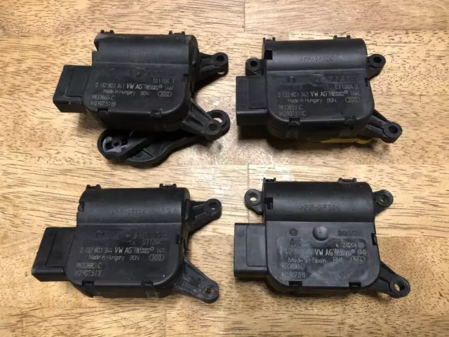 Audi A3 8P VW Seat Skoda HEATER FLAP ACTUATOR MOTOR - SET OF 4