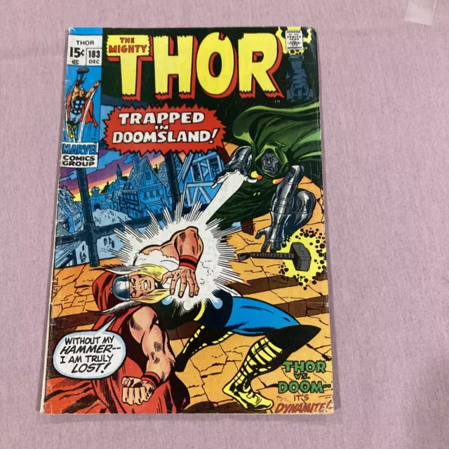 The Mighty Thor #183, Marvel (1970)  vs Doom.  Stan Lee, Don Blake, Odin