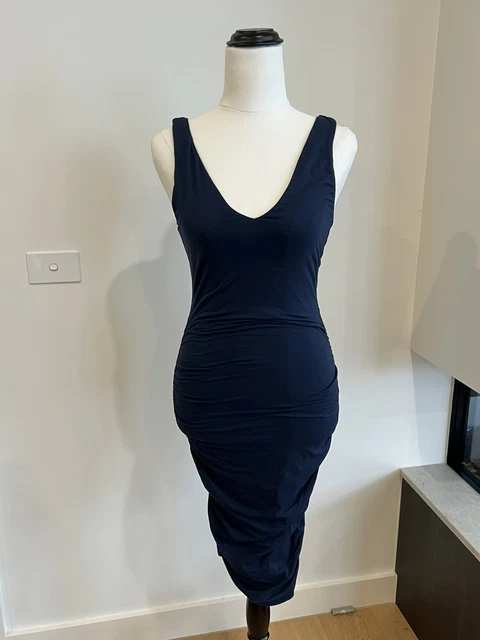KOOKAI SLEEVELESS BODYCON Dress. Size 1. Cut Out V. Ruched Sides, Dark Blue/Navy $29.50 - PicClick AU KOOKAI SLEEVELESS BODYCON Dress. Size 1. Cut Out V. Ruched Sides, Dark Blue/Navy $29.50 - PicClick AU