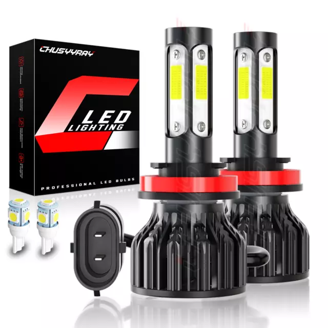 For Toyota Auris 2006-2012 2x H11 LED Headlight Bulbs Low Beam 6000K Xenon White