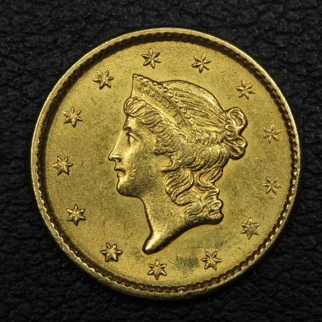 1851 Type 1 $1 One Dollar Gold