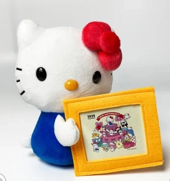 HELLO KITTY 50TH Anniversary Limited Plush Calendar Starting January