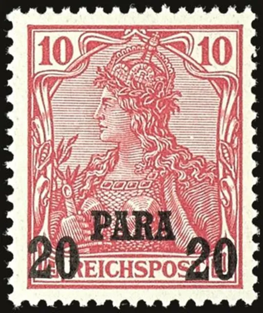 32020) Deutsche Post in der Türkei MiNr. 13 II ** Mi. 100.-
