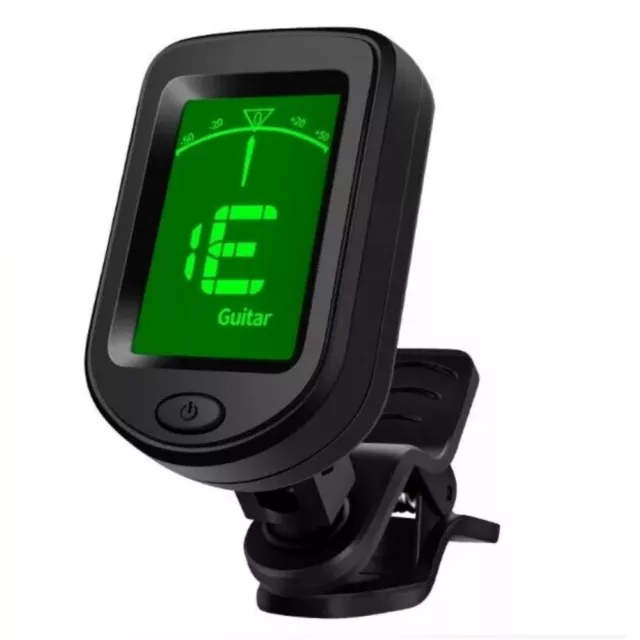Digital Chromatic LCD Clip-On Tuner For Guitar Ukulele Violin Acoustic Electric
