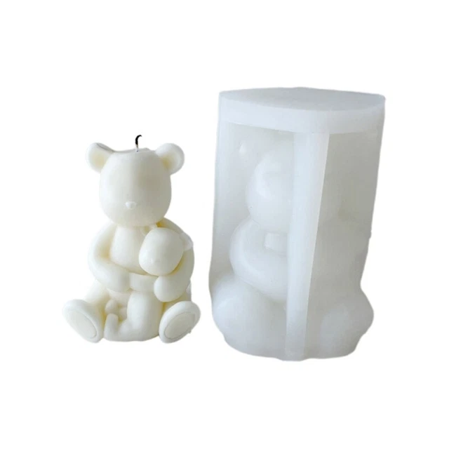 Molde de silicona para velas 3D molde de resina epoxi molde de fundición para jabón hágalo usted mismo decoraciones para el hogar