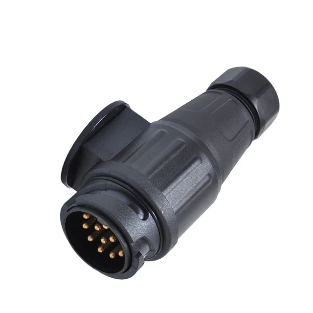 12 V 13-poliger Anhängeradapter Rundstecker Anhängerstecker
