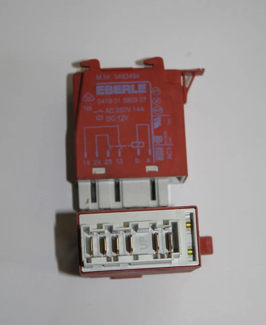 MIELE WASHING MACHINE 12V HEATER RELAY P/No 3493494 W800 W900 SERIES