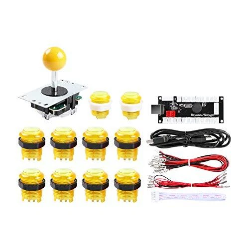 Arcade DIY LED Kit, Zero Delay USB Encoder + 8 Way Joystick + 5V LED