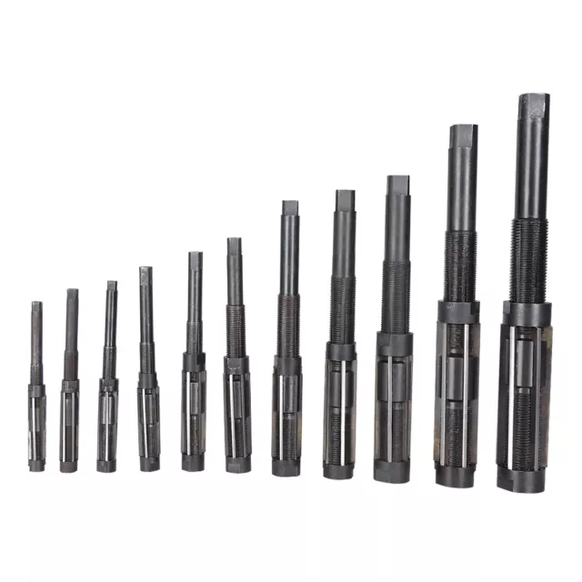 11 pcs Adjustable Hand Reamer Set H4 to H14 A-K Size 15/32 inch to 1.1/2 inch