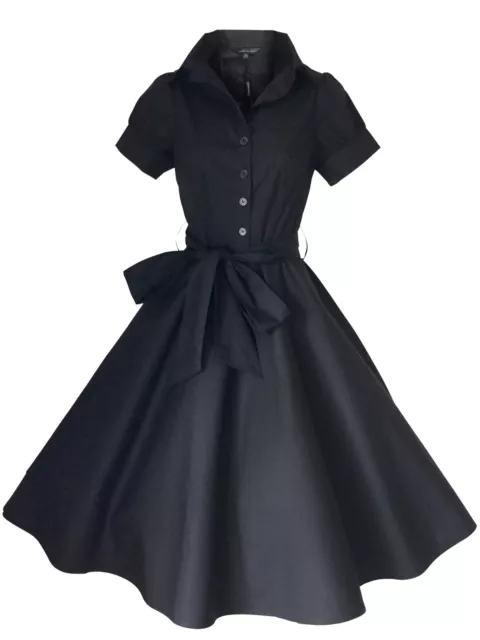 50'S 40'S Style Rockabilly Pinup Swing  Evening Party Tea Dress Sizes 6 - 20