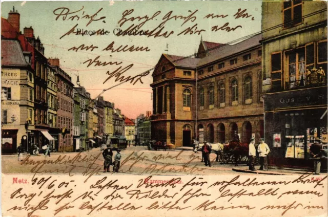 CPA AK METZ - chamber square - place de chamber (454479)
