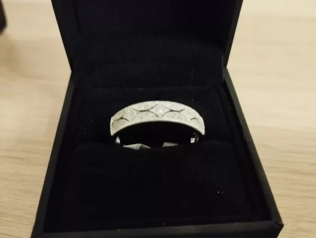 Jeulia 925 Sterling Silber Ring Rundschliff Damen Größe 68 NEU