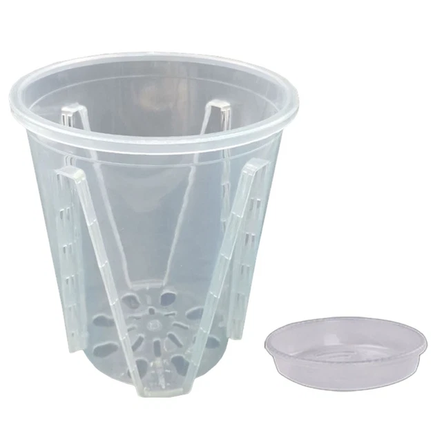 Kit Rempotage Orchidée Kalapanta - Pot Transparent Ø16cm + Soucoupe + Substrat