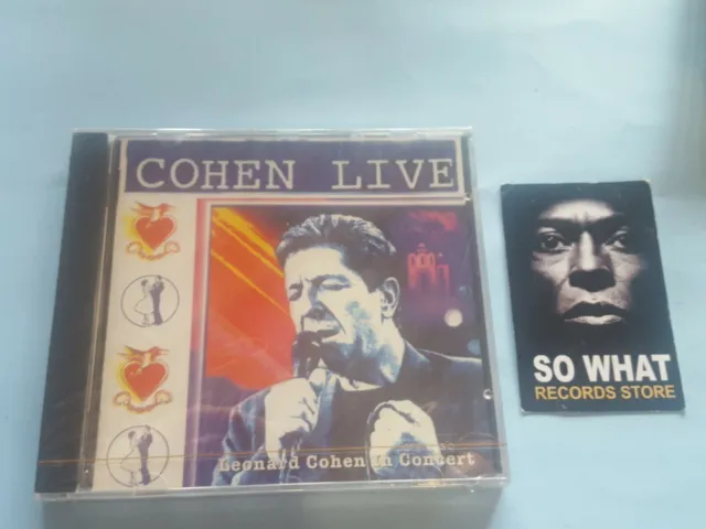 Leonard Cohen - Live In Concert. Cd New Sealed