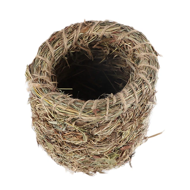 Casa para pájaros periquito jaula para pájaros nido para pájaros hierba de montaña