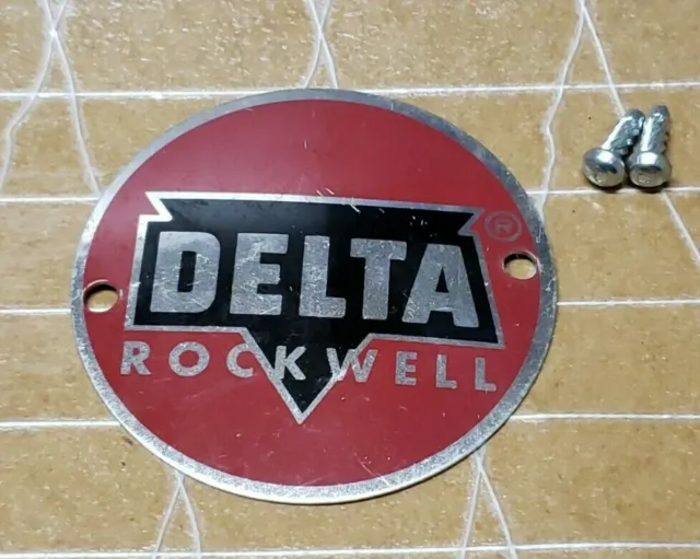 Delta Machinery Tag/ Badge Original New Old Stock & Used (7-5)