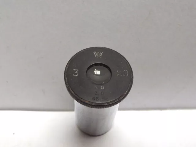 MICROSCOPE [ W.WATSON ] x 8  [ Microscope Eyepiece ]  23 mm Fitting { No: 3 }