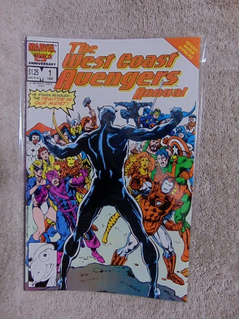 The West Coast Avengers Annual Issue #1 Marvel Comic Book 1986
