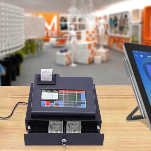 Full Touchscreen POS System for Retails POS Cash Register Kit Hair Beauty Salon
