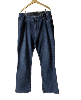 Riders By Lee Comfort No Gap Waistband Stretch Womens Blue Jean Plus Size 20W L