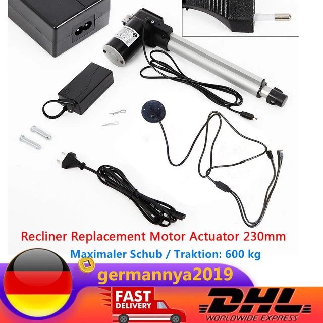 Kit Motore Elettrico Per Poltrona Reclinabile Con Attuatore 230mm 24V 600kg