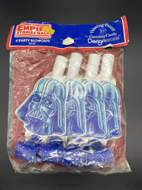 Vintage 1981 Star Wars Empire Strikes Back VaderParty Favor Blowouts Sealed